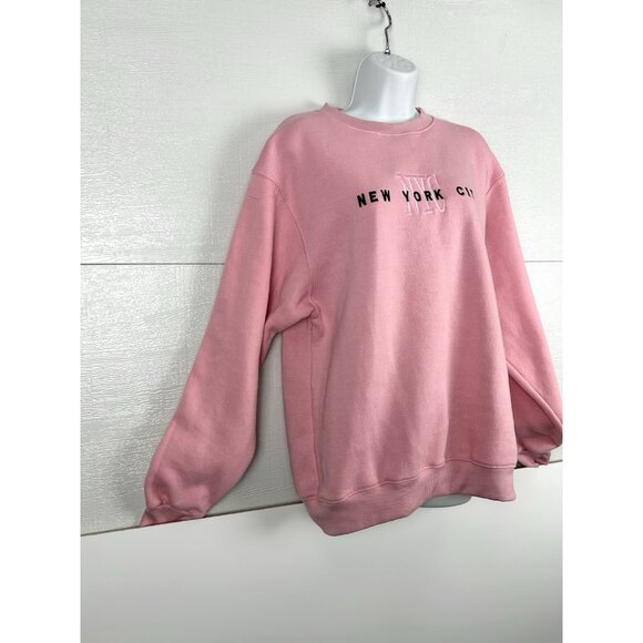 Classic Womens Crewneck NYC Pink size M - Picture 2 of 16